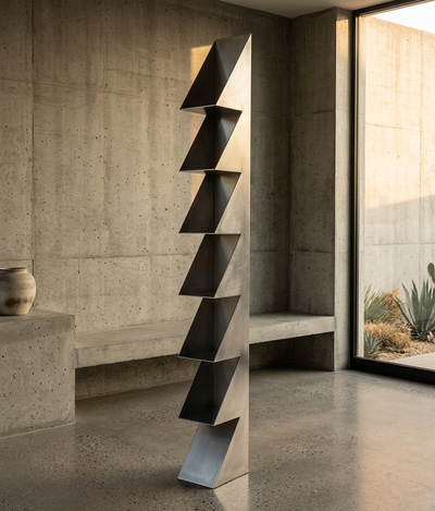 Apex Shard — Brushed Stainless Steel