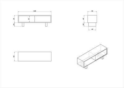 STL-04 DJ Console Table - Consola DJ