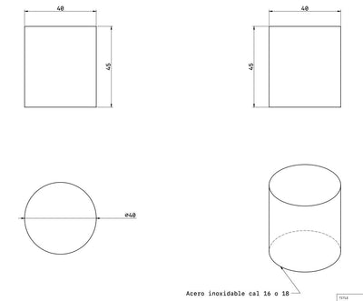 Taburete/Mesa auxiliar SS