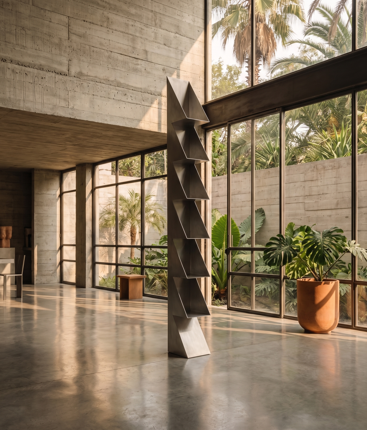 Apex Shard — Brushed Stainless Steel