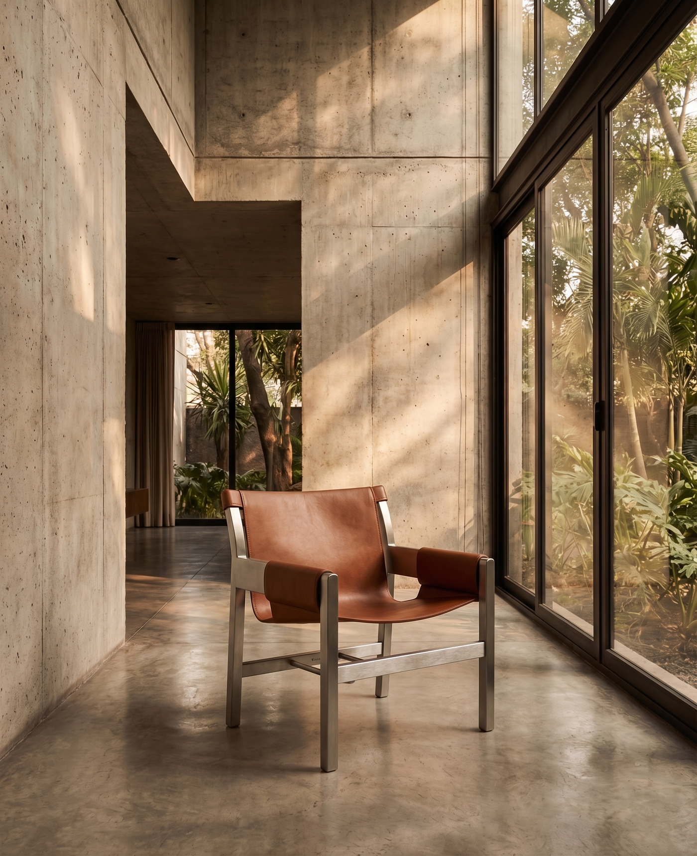 BRACE — Wenge & Saddle Leather