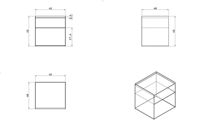 Mesita de noche STL-009