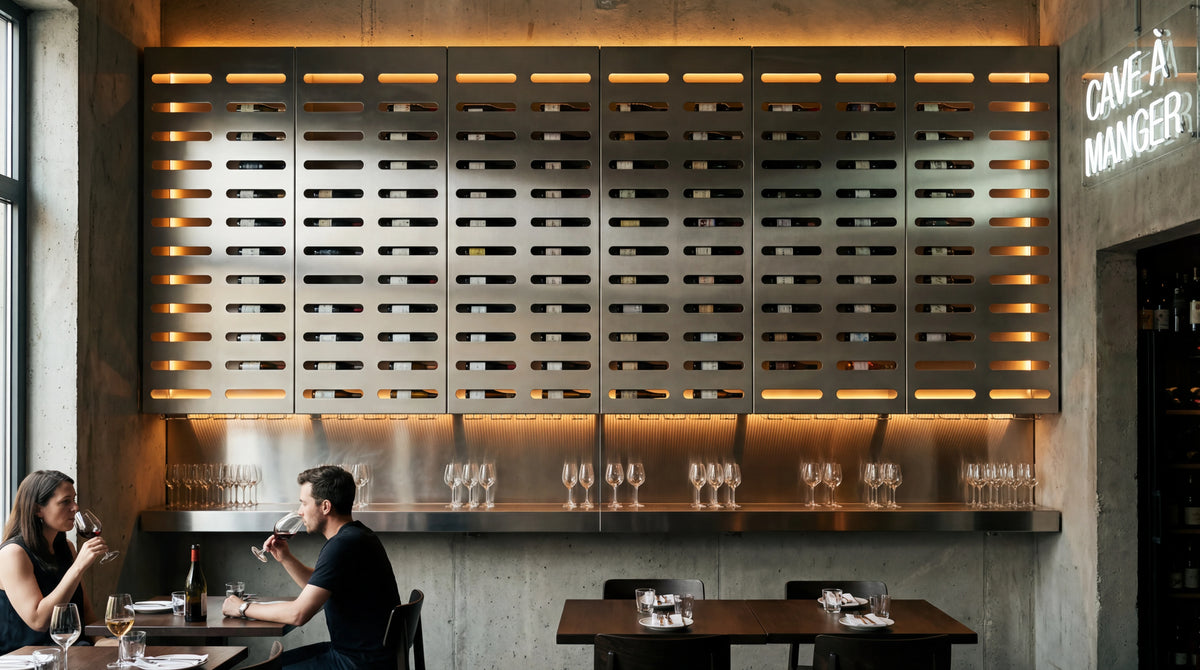 CRUDO Wine Wall