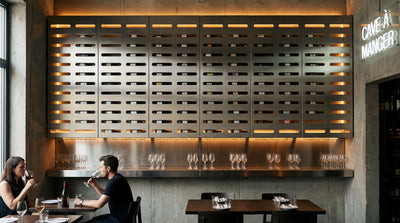 CRUDO Wine Wall
