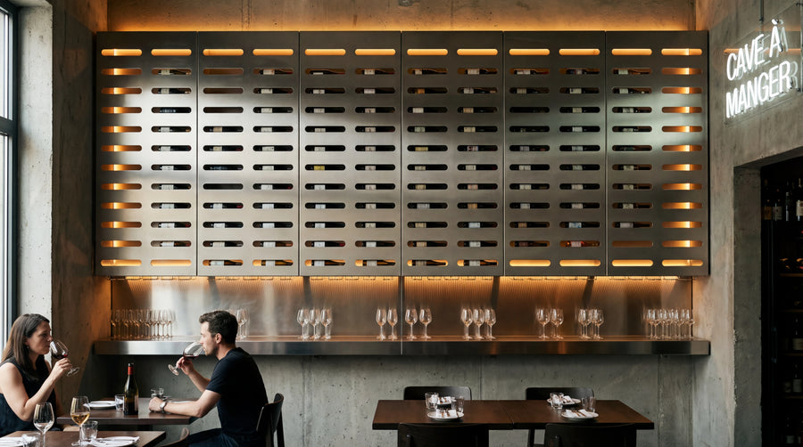 CRUDO Wine Wall