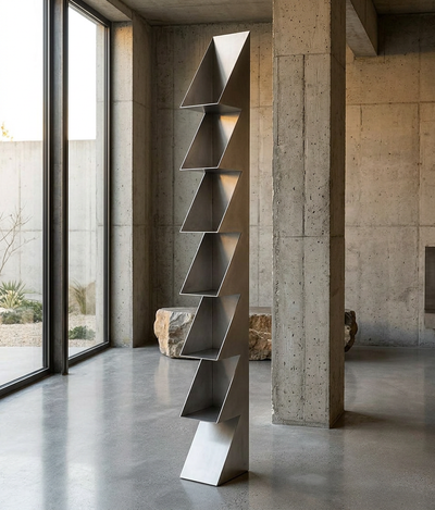 Apex Shard — Brushed Stainless Steel