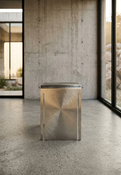 Obelisk — Volcanic Stone + Stainless Steel