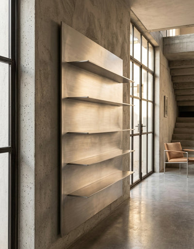 Monolith Shelf — Stainless Steel