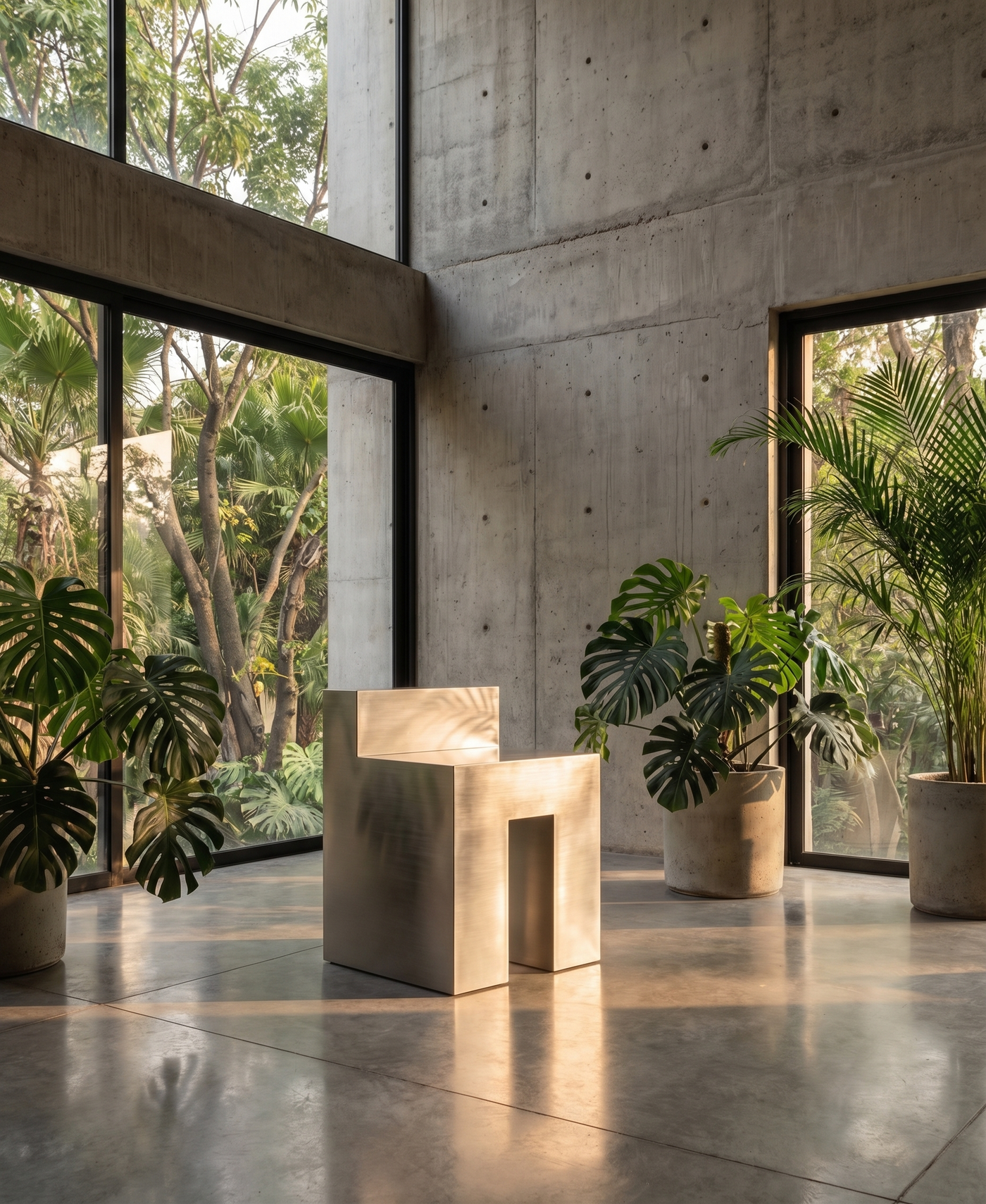 The Monolith Chair — Piedra Volcánica