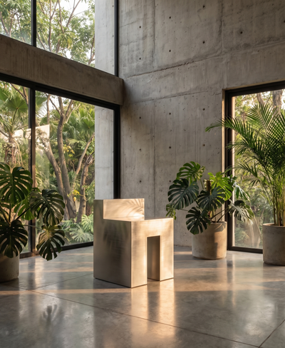 The Monolith Chair — Piedra Volcánica